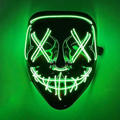 Wireless LED Purge Mask for Halloween – Creepy, Cool, and Eye-Catching - Home Kartz