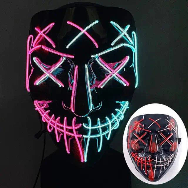 Wireless LED Purge Mask for Halloween – Creepy, Cool, and Eye-Catching - Home Kartz