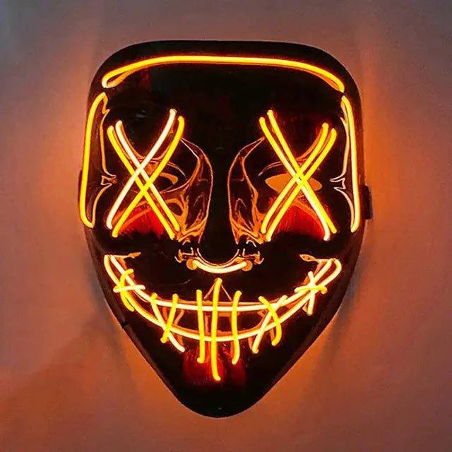 Wireless LED Purge Mask for Halloween – Creepy, Cool, and Eye-Catching - Home Kartz
