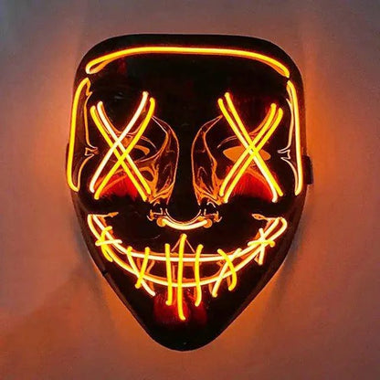 Wireless LED Purge Mask for Halloween – Creepy, Cool, and Eye-Catching - Home Kartz