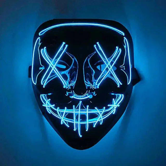 Wireless LED Purge Mask for Halloween – Creepy, Cool, and Eye-Catching - Home Kartz