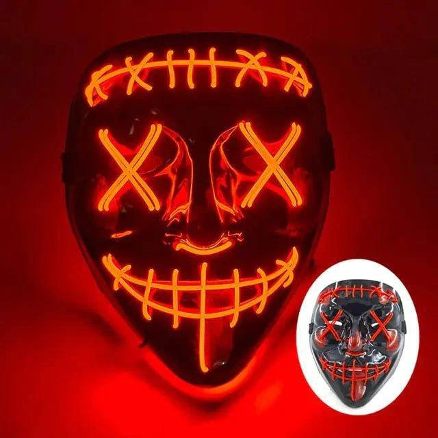 Wireless LED Purge Mask for Halloween – Creepy, Cool, and Eye-Catching - Home Kartz