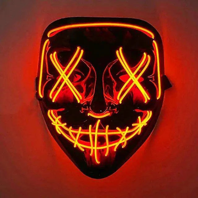 Wireless LED Purge Mask for Halloween – Creepy, Cool, and Eye-Catching - Home Kartz