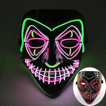 Wireless LED Purge Mask for Halloween – Creepy, Cool, and Eye-Catching - Home Kartz