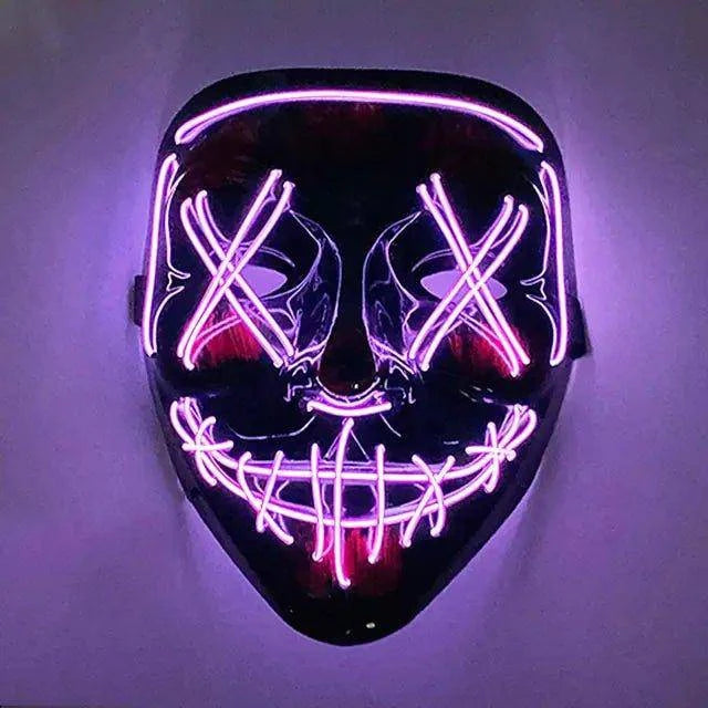 Wireless LED Purge Mask for Halloween – Creepy, Cool, and Eye-Catching - Home Kartz