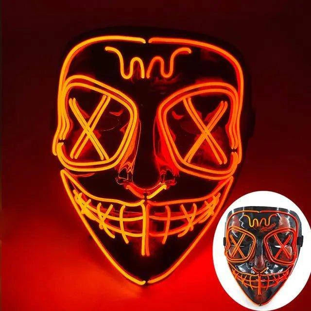 Wireless LED Purge Mask for Halloween – Creepy, Cool, and Eye-Catching - Home Kartz