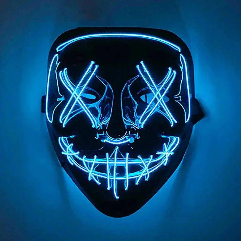 Wireless LED Purge Mask for Halloween – Creepy, Cool, and Eye-Catching - Home Kartz