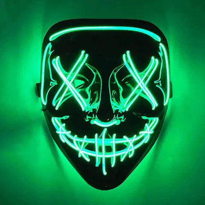 Wireless LED Purge Mask for Halloween – Creepy, Cool, and Eye-Catching - Home Kartz