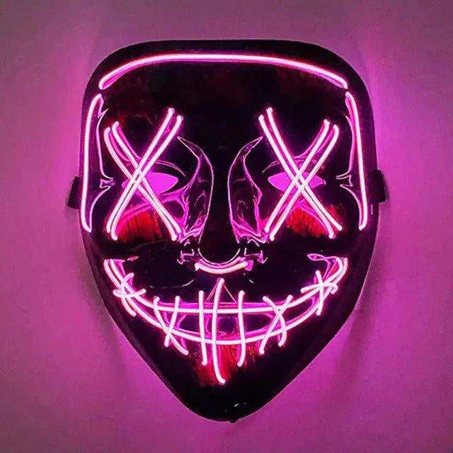 Wireless LED Purge Mask for Halloween – Creepy, Cool, and Eye-Catching - Home Kartz