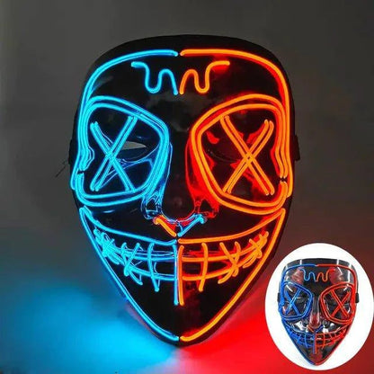 Wireless LED Purge Mask for Halloween – Creepy, Cool, and Eye-Catching - Home Kartz