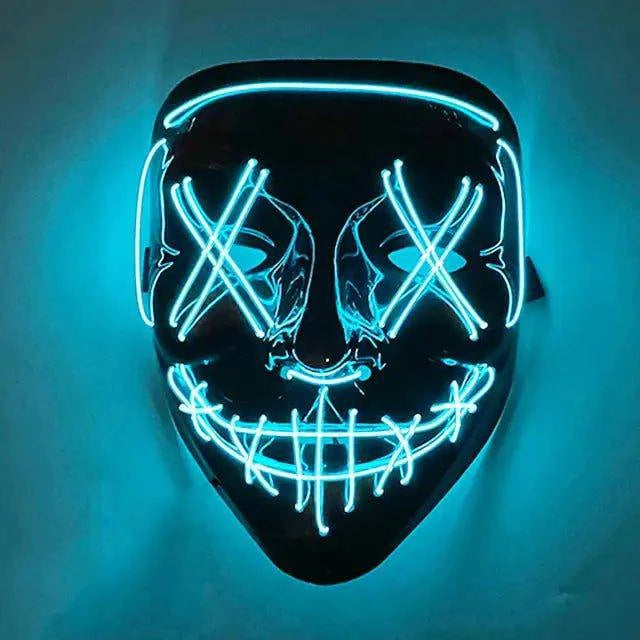 Wireless LED Purge Mask for Halloween – Creepy, Cool, and Eye-Catching - Home Kartz