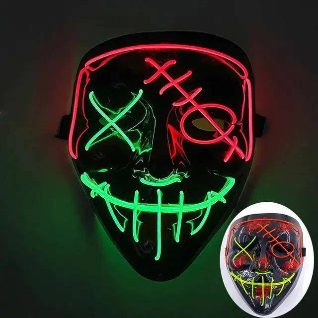 Wireless LED Purge Mask for Halloween – Creepy, Cool, and Eye-Catching - Home Kartz