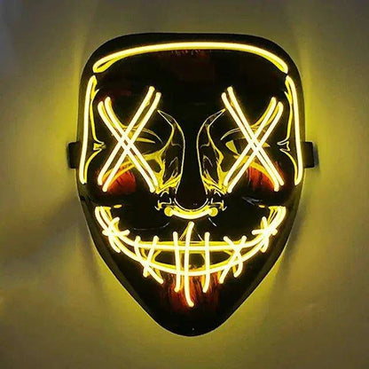 Wireless LED Purge Mask for Halloween – Creepy, Cool, and Eye-Catching - Home Kartz