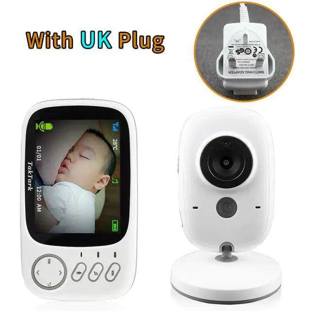 Keep Your Baby Safe and Sound with Our 3.2-inch Wireless Video Baby Monitor! - Home Kartz