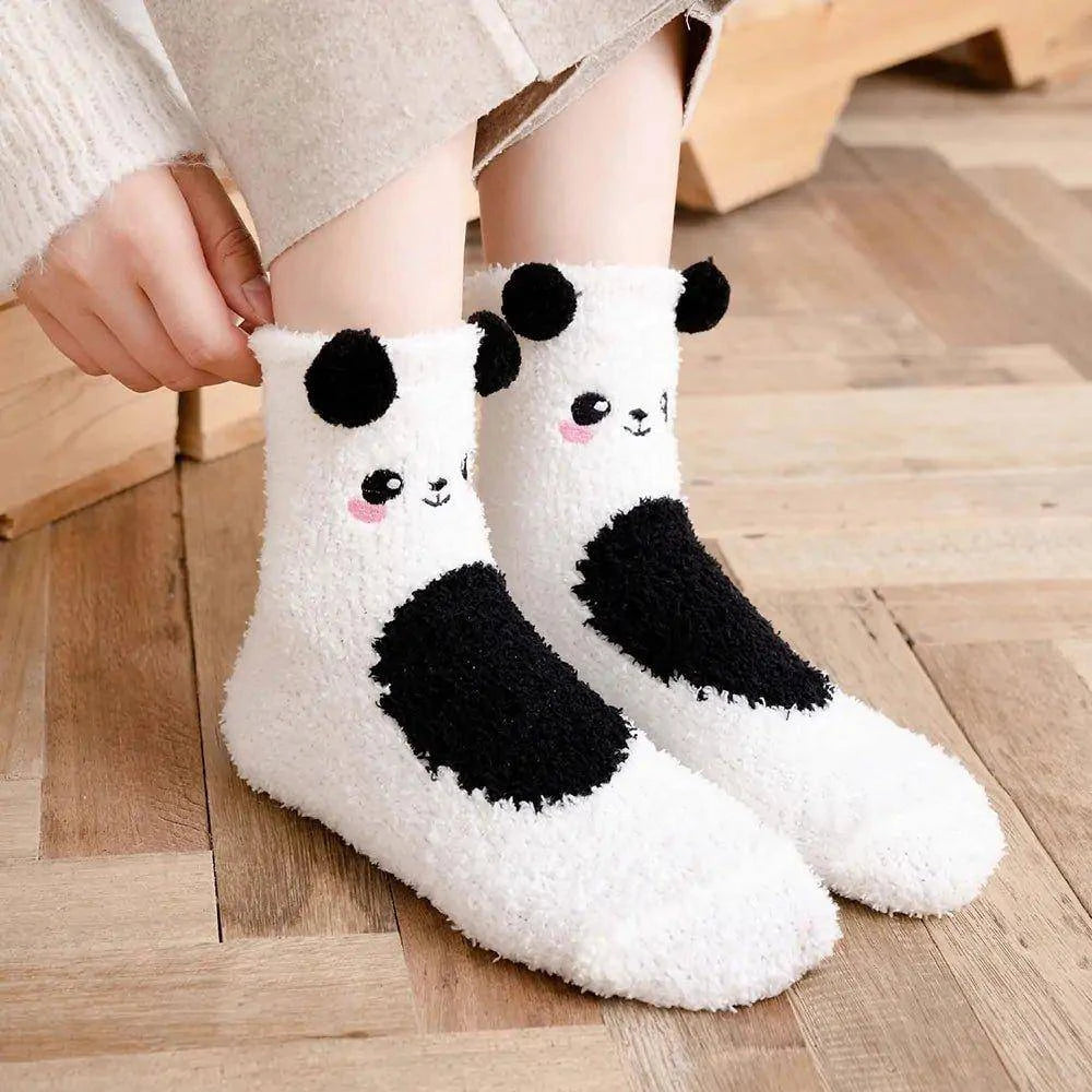 Comfortable Women's Fuzzy Socks Winter Warm Fleece - Home Kartz