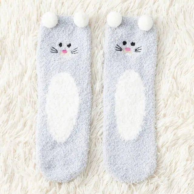 Comfortable Women's Fuzzy Socks Winter Warm Fleece - Home Kartz
