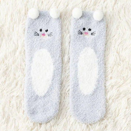 Comfortable Women's Fuzzy Socks Winter Warm Fleece - Home Kartz