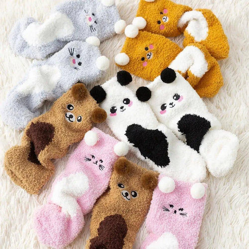 Comfortable Women's Fuzzy Socks Winter Warm Fleece - Home Kartz