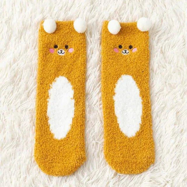 Comfortable Women's Fuzzy Socks Winter Warm Fleece - Home Kartz