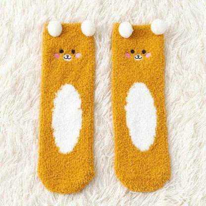 Comfortable Women's Fuzzy Socks Winter Warm Fleece - Home Kartz