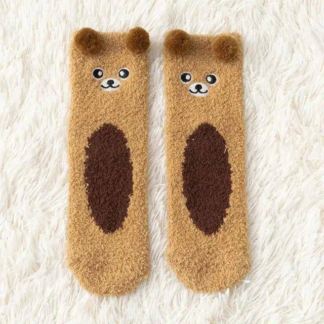 Comfortable Women's Fuzzy Socks Winter Warm Fleece - Home Kartz