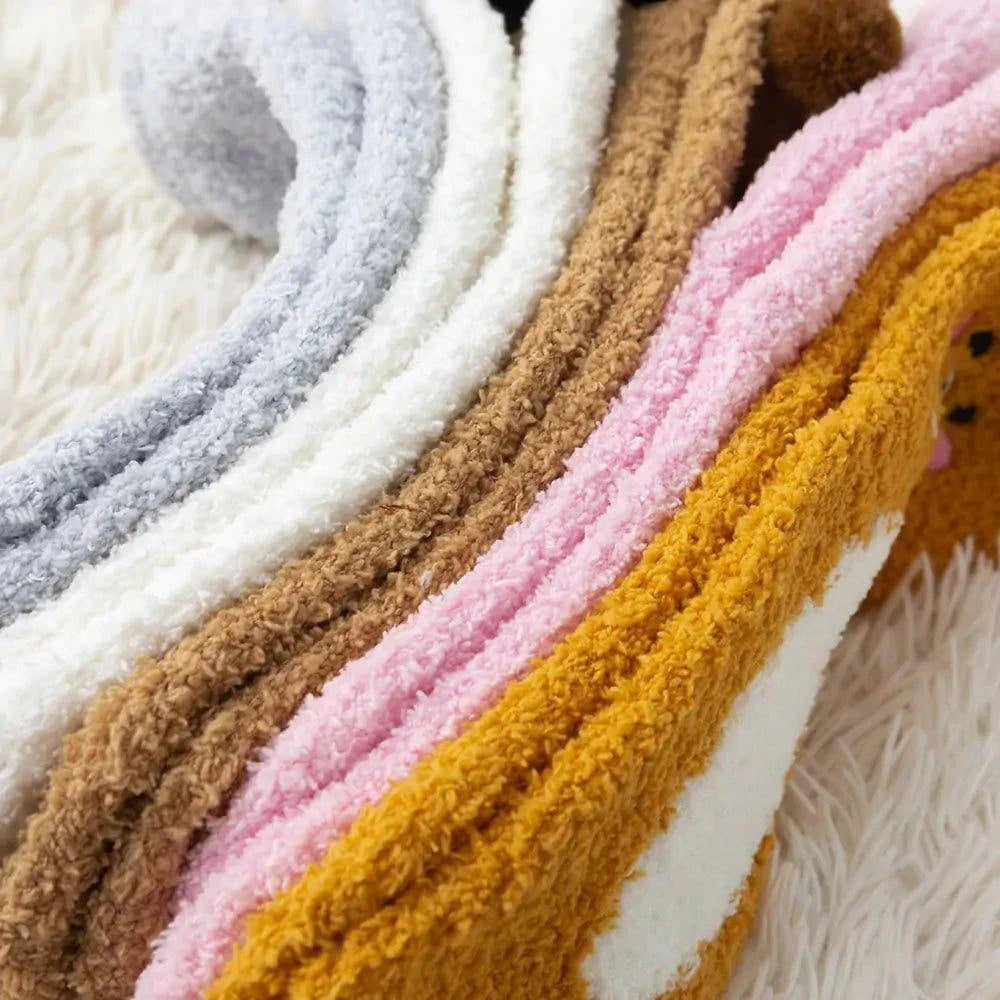 Comfortable Women's Fuzzy Socks Winter Warm Fleece - Home Kartz