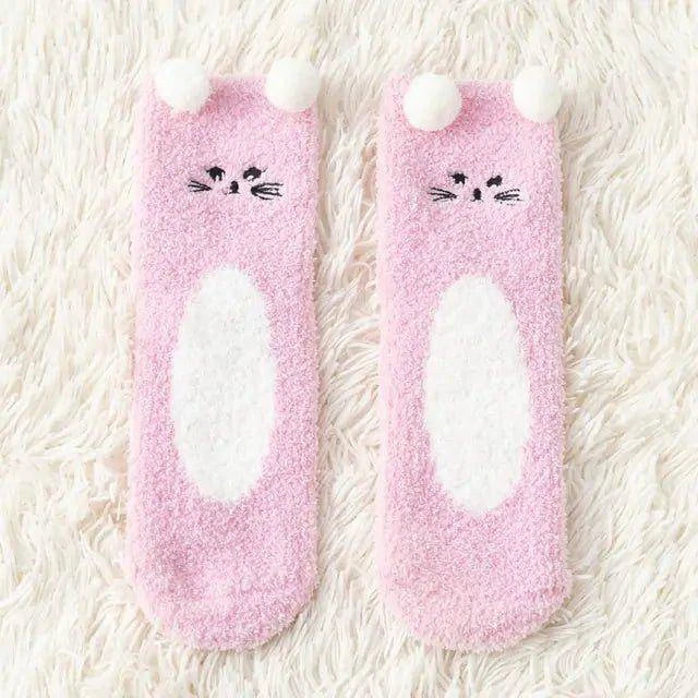 Comfortable Women's Fuzzy Socks Winter Warm Fleece - Home Kartz