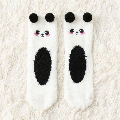 Comfortable Women's Fuzzy Socks Winter Warm Fleece - Home Kartz