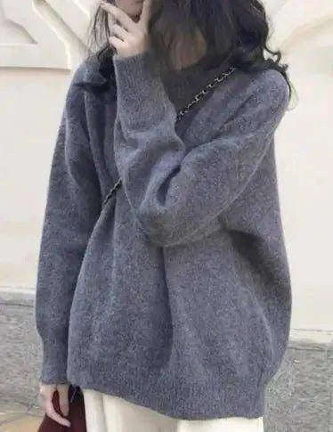 Women's Round Neck Sweater - A Timeless Addition to Your Wardrobe - Home Kartz