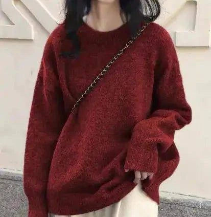 Women's Round Neck Sweater - A Timeless Addition to Your Wardrobe - Home Kartz
