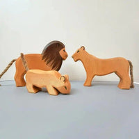 Handcrafted Wooden Animal Figures - Spark Imagination and Learning - Home Kartz