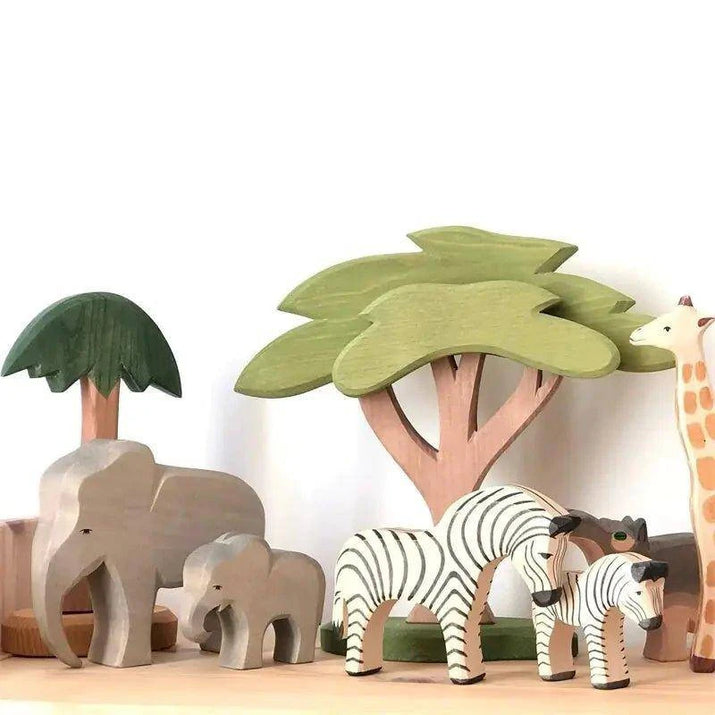 Handcrafted Wooden Animal Figures - Spark Imagination and Learning - Home Kartz