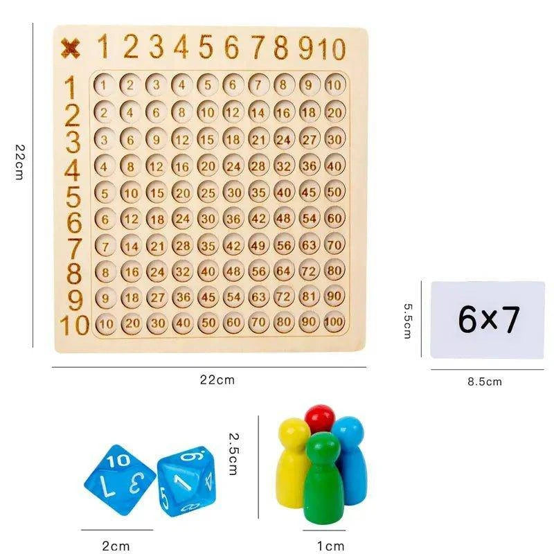 Transform Your Child's Math Skills with the Wooden Montessori Board | Educational Toys - Home Kartz