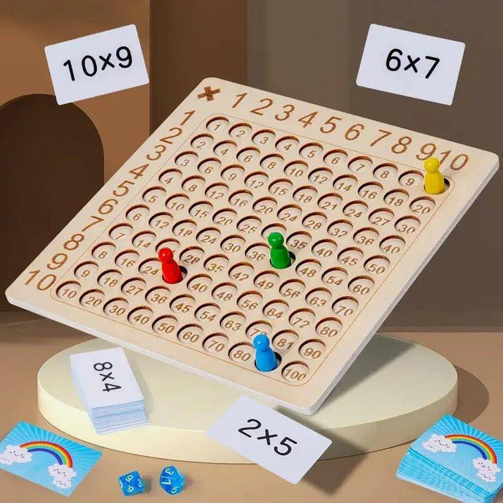 Transform Your Child's Math Skills with the Wooden Montessori Board | Educational Toys - Home Kartz