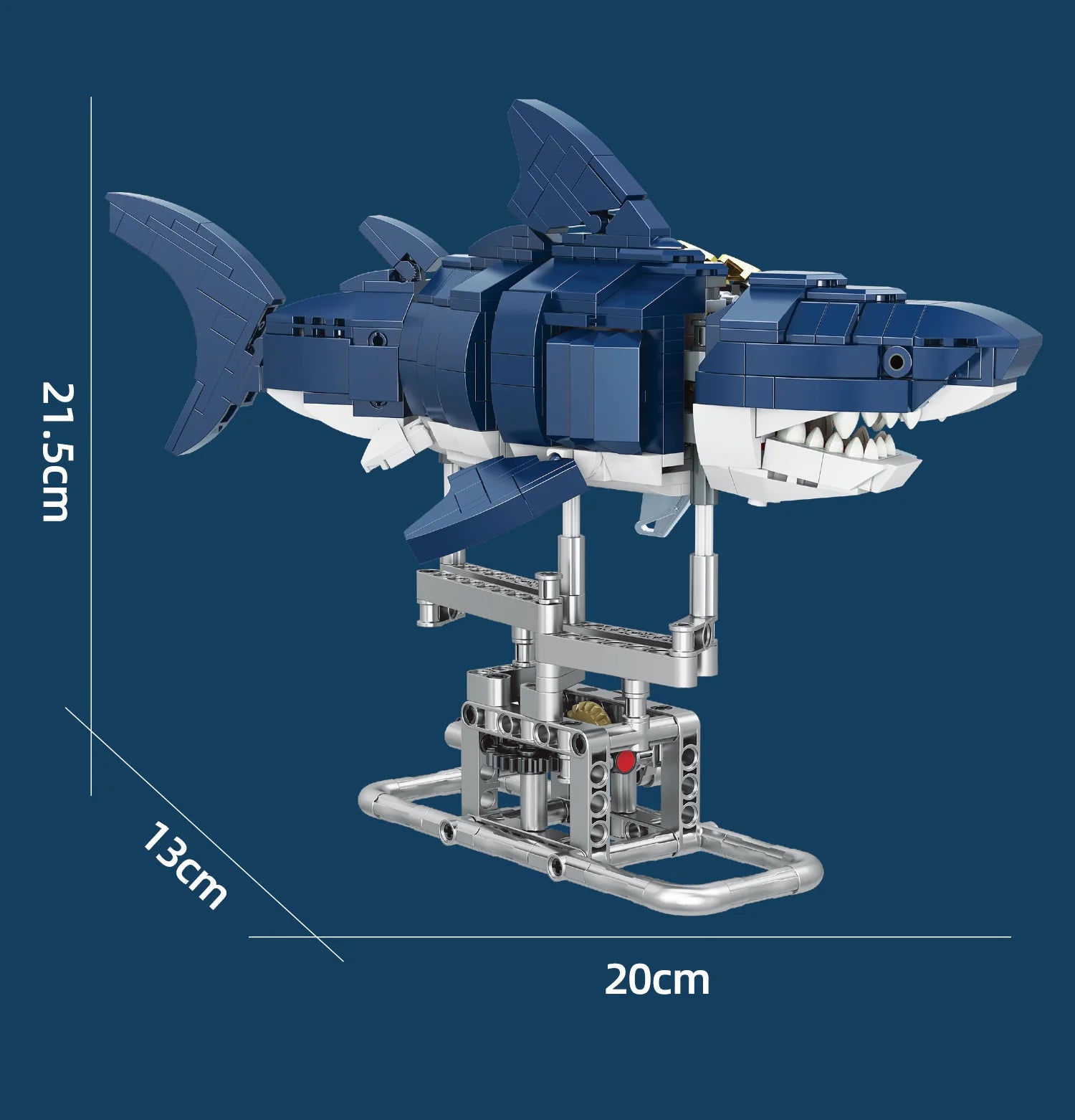Unleash the Ocean's Majesty: The Apex Predator Model Kit - Build Your Own Mechanical Shark! 🦈✨ - Home Kartz