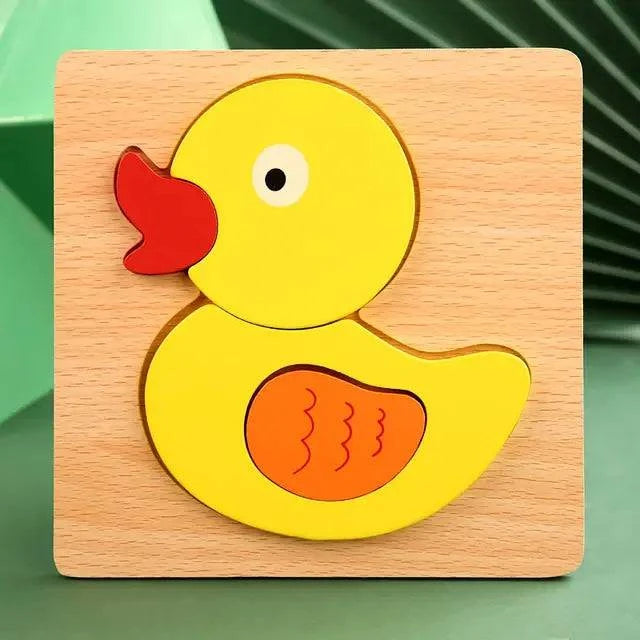 Wooden Puzzles For Kids - Engage Your Child's Imagination with Educational Animal Puzzles - Home Kartz