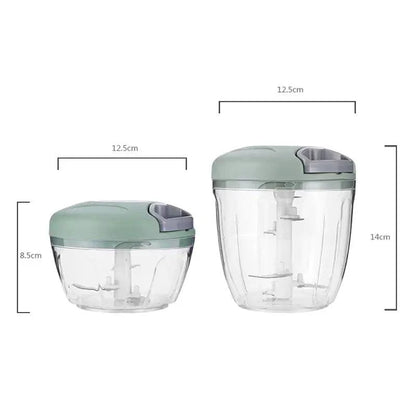 Effortless Food Prep: Stainless Manual Chopper for Quick & Easy Cooking - Home Kartz