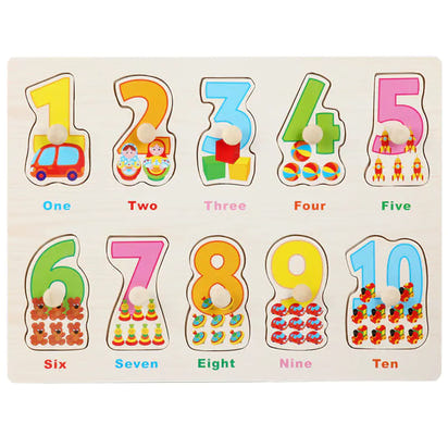 Montessori-Style Wooden Puzzle | Boosts Fine Motor Skills & Cognitive Focus