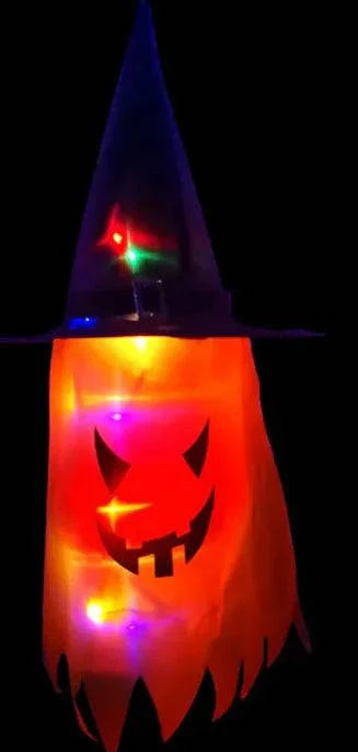 Spooky Halloween Ghost Lanterns | Festive Cloth Art Ghost String Lights - Home Kartz