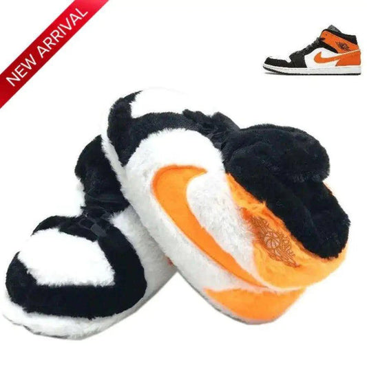 Elevate Your Style with Yellow Inspired Novelty Sneaker Slippers - Home Kartz