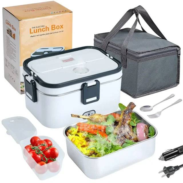 Electric Lunch Box: 3-in-1 Heated Meal Solution for Cars, Trucks, Office and Home Use - Home Kartz