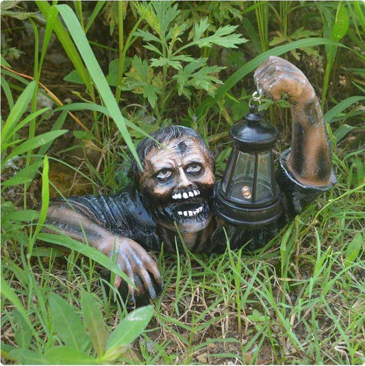 Zombie Lantern for Halloween - Chillingly Detailed and Perfect for Spooky Décor - Home Kartz