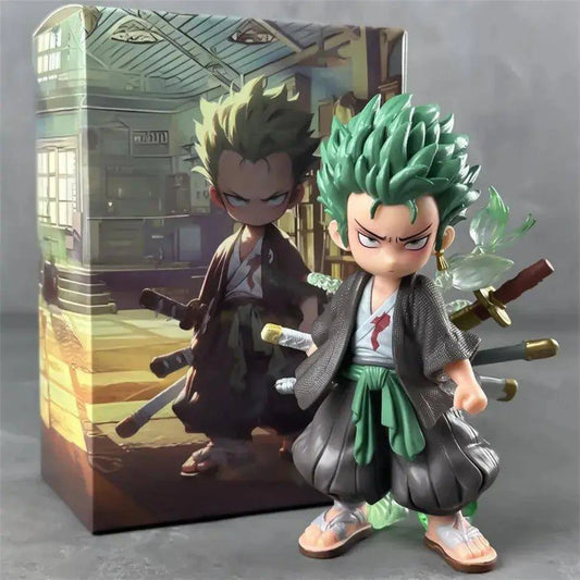 Unleash the Swordsman: Zoro One-Piece PVC Action Figure – Collector's Edition - Home Kartz