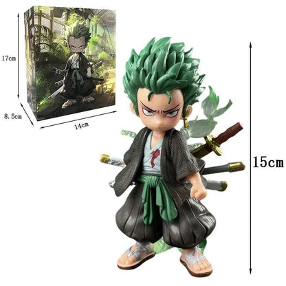 Unleash the Swordsman: Zoro One-Piece PVC Action Figure – Collector's Edition - Home Kartz