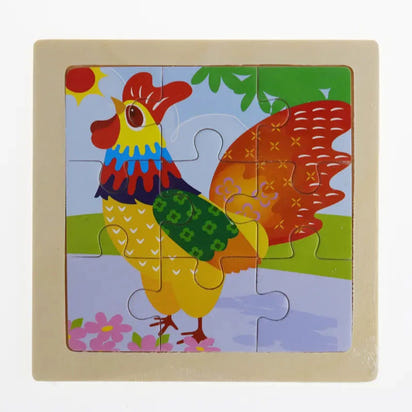 Montessori Cartoon 3D Puzzle | Early Education Toy for Cognitive & Motor Skills Eco Kids Bay