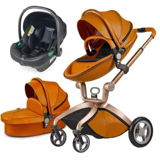 Convertible Baby Stroller – 3-in-1 Luxury Bassinet and Toddler Stroller - Home Kartz