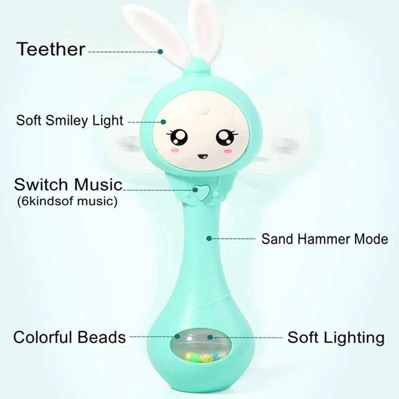 Light Up Your Baby's World with the Flash Rattle Toy - Home Kartz