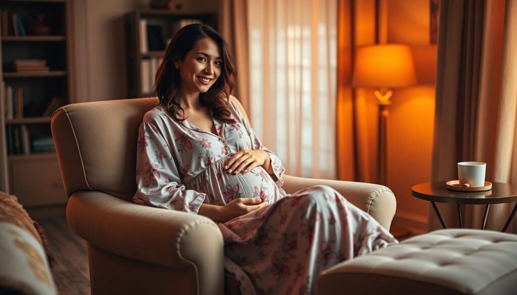 cozy mom-to-be nightclothes